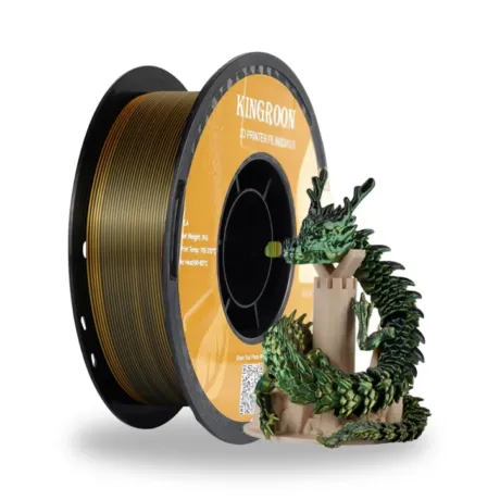Üç Renk(Altın-Yeşil-Siyah) Silk PLA Filament